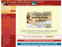 Tablet Screenshot of genealo.net